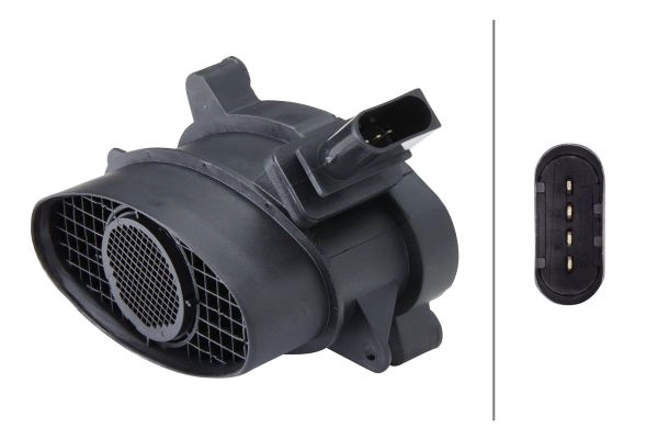Senzor debit aer HELLA 8ET009149-461 pentru masina BMW 5 Touring (E61) 2004 2005 2006 2007 2008 2009 2010