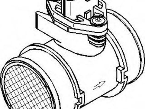 Senzor debit aer OPEL ASTRA G hatchback (F48_, F08_), OPEL ASTRA G combi (F35_), OPEL ASTRA G limuzina (F69_) - TOPRAN 206 939