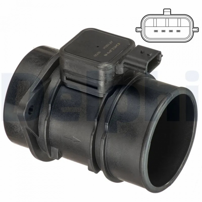 Senzor debitmetru aer Delphi RENAULT CLIO III (BR0/1, CR0/1) 2010-2014 - AF10634-12B1