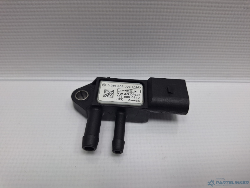 Senzor diferenta presiune gaze VOLKSWAGEN PASSAT (3C2) [ 2005 - 2010 ] TDI (BMP) 103KW|140HP OEM 059906051A