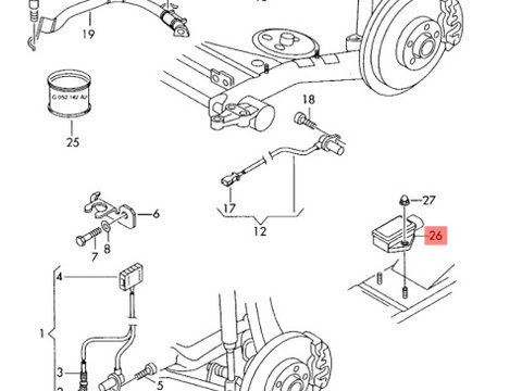 Senzor ESP Audi A4 8E 2002 2003 AKE