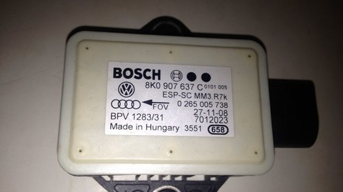 Senzor ESP Audi A4 8k din 2009 cod 8K907