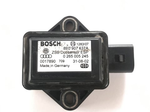 Senzor ESP Audi A4 B6 A4 B7 A6 C5 Volkswagen Passat B5 Skoda Superb 8E0907637A 0265005245