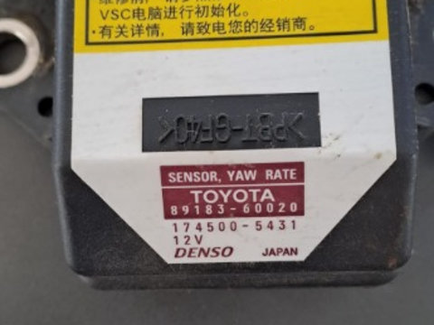 Senzor ESP Toyota Land Cruiser j120 Senzor YAW RATE 89183-60020