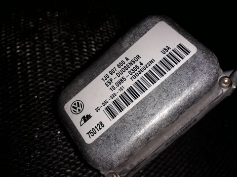 Senzor ESP VW Touran, negru, volan stanga, 2.0BKD 1J0907655A