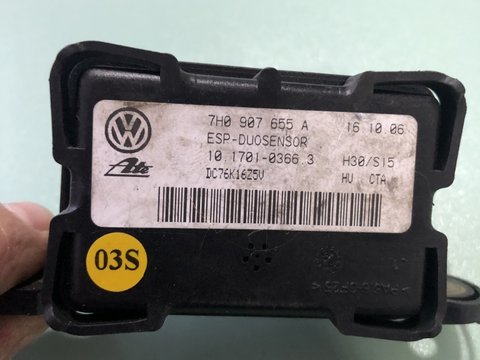 Senzor ESP YAW rate VW Golf T5 cod 7H0907655A