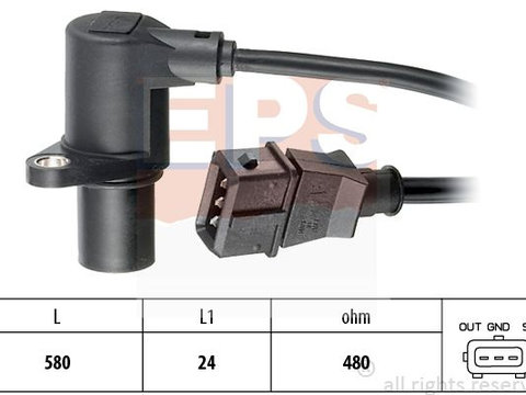 Senzor impulsuri arbore cotit 1 953 297 EPS pentru Audi A4 Vw Passat Audi A6