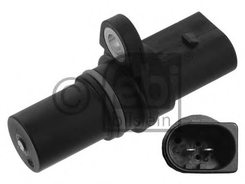 Senzor impulsuri arbore cotit 36176 FEBI BILSTEIN pentru Skoda Superb Vw Sharan Seat Alhambra Skoda Octavia Skoda Laura Vw Golf Skoda Yeti Vw Cc Vw Passat Vw Amarok Audi A4 Audi A3 Vw Eos Vw Jetta Vw Vento Audi Tt Audi A5 Seat Altea Vw Tiguan Seat To