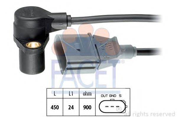 Senzor impulsuri arbore cotit AUDI TT Roadster (8N9) - Cod intern: W20239828 - LIVRARE DIN STOC in 24 ore!!!