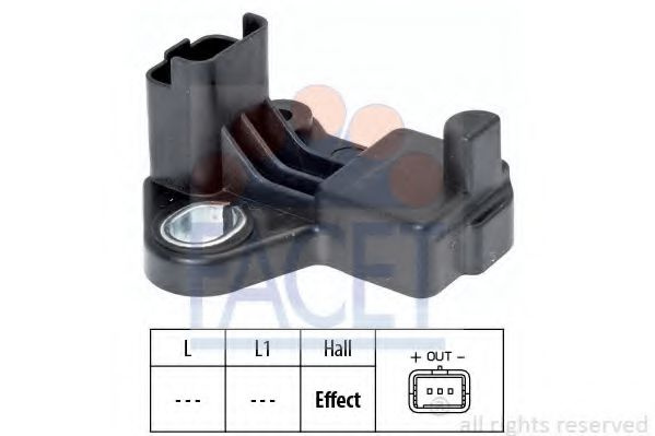 Senzor impulsuri, arbore cotit CITROËN C4 I (LC_) (2004 - 2011) FACET 9.0458