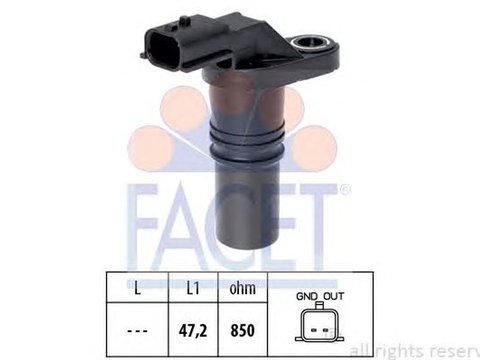 Senzor impulsuri arbore cotit DACIA DOKKER FACET FA 9.0645