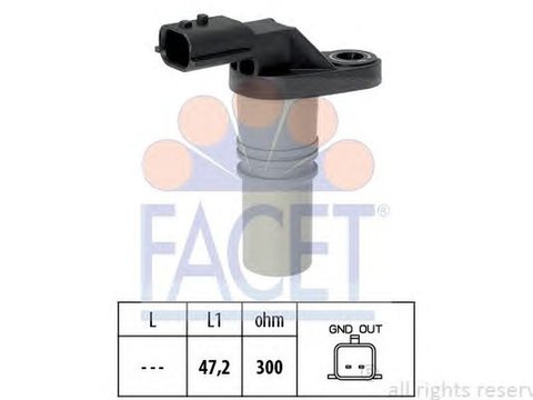 Senzor impulsuri arbore cotit DACIA DUSTER FACET FA 9.0646