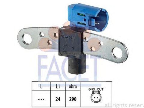 Senzor impulsuri arbore cotit DACIA LOGAN LS FACET FA 9.0543