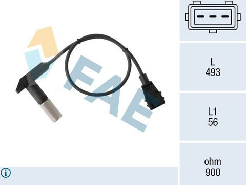 Senzor impulsuri, arbore cotit FAE 79208
