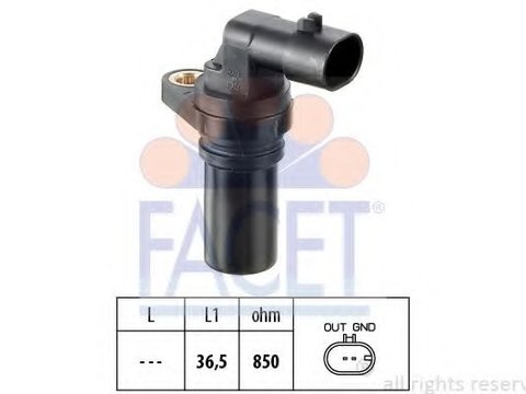 Senzor impulsuri, arbore cotit FIAT 500L (199) (2012 - 2016) FACET 9.0407 piesa NOUA