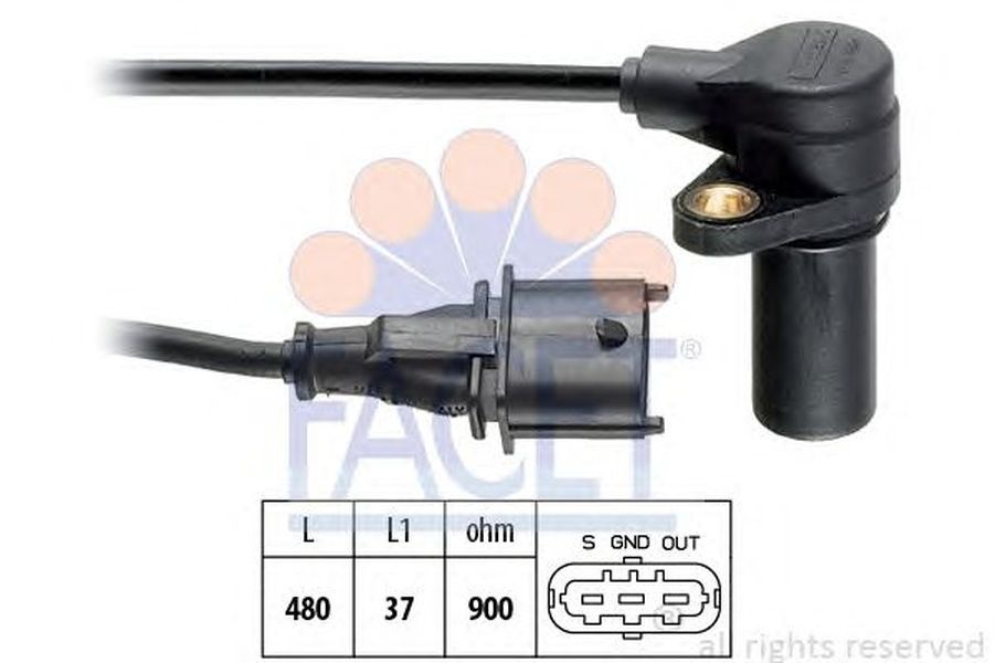 Senzor impulsuri arbore cotit FIAT MAREA Weekend 185 FACET FA 9.0169