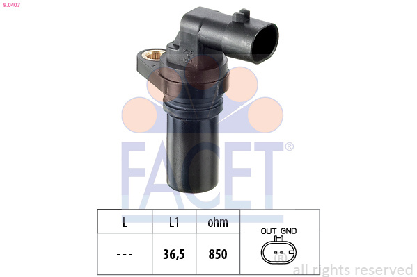 Senzor impulsuri arbore cotit # Fiat Strada 2006 2007 2008 2009 2010 2011 2012 2013 2014 2015 2016 2017 2018 2019 2020 2021 2022 2023 2024 2025 # 9 0407 # FACET