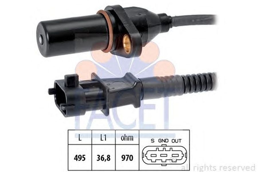 Senzor impulsuri arbore cotit HYUNDAI ACCENT II limuzina LC FACET FA 9.0563