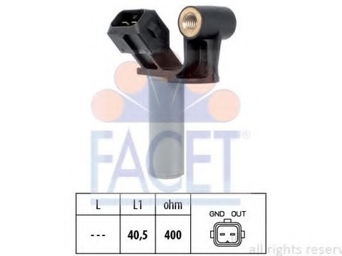 Senzor impulsuri, arbore cotit JAGUAR X-TYPE (CF1) (2001 - 2009) FACET 9.0307 piesa NOUA