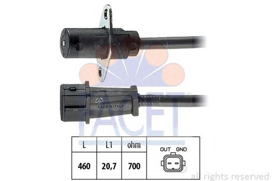 Senzor impulsuri arbore cotit LANCIA DELTA I 831AB0 FACET FA 9.0005