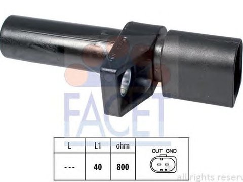 Senzor impulsuri arbore cotit MERCEDES-BENZ C-CLASS cupe C204 FACET FA 9.0578