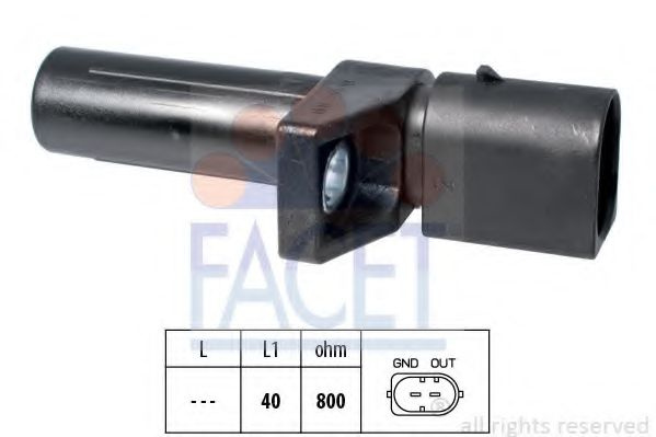 Senzor impulsuri, arbore cotit MERCEDES E-CLASS (W210) (1995 - 2003) FACET 9.0608 piesa NOUA