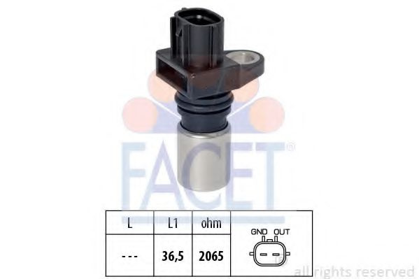Senzor impulsuri, arbore cotit OPEL VECTRA C combi (2003 - 2016) FACET 9.0417