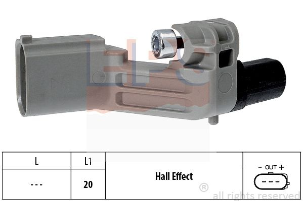 Senzor impulsuri arbore cotit # Skoda Octavia 2010 2011 2012 2013 # 1 953 598 # EPS