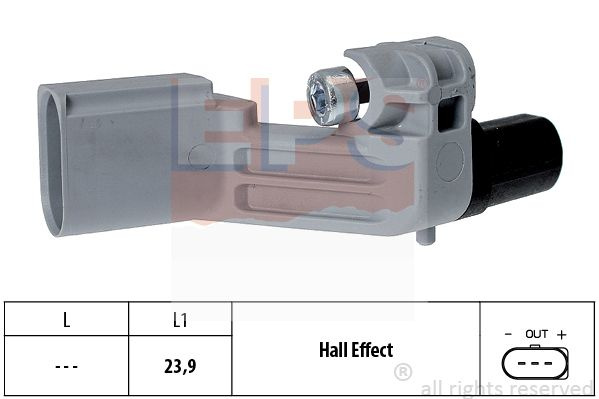 Senzor impulsuri arbore cotit # Skoda Superb 2009 2010 # 1 953 464 # EPS