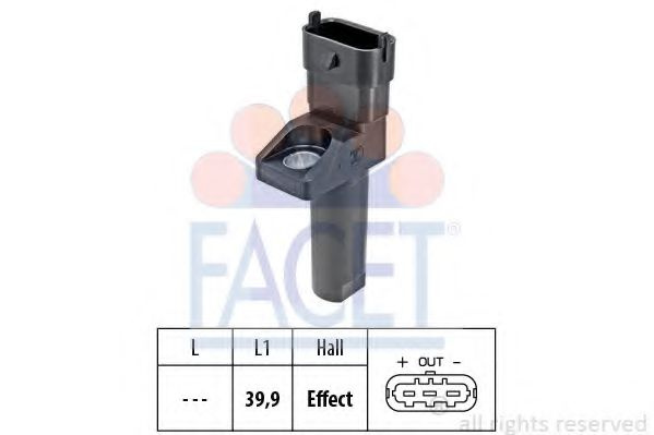 Senzor impulsuri vibrochen MERCEDES VIANO (W639) (2003 - 2016) FACET 9.0654