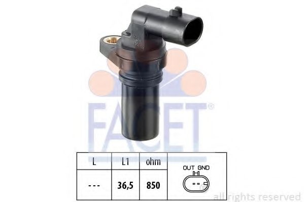 Senzor impulsuri vibrochen OPEL MERIVA B (2010 - 2016) FACET 9.0407