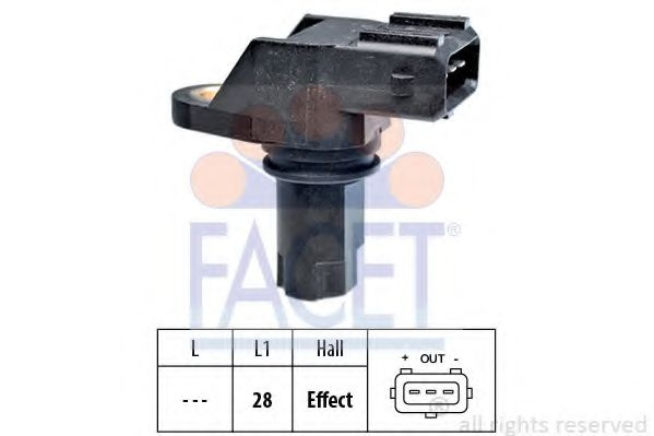 Senzor impulsuri vibrochen SUZUKI GRAND VITARA II (JT) (2005 - 2016) FACET 9.0349
