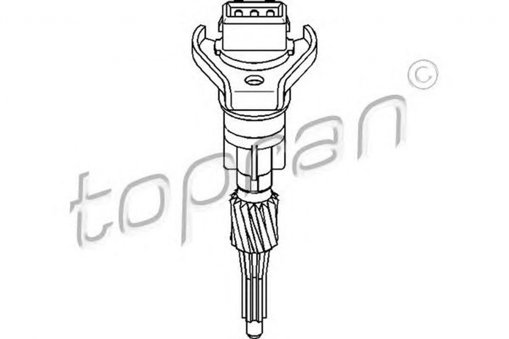 Senzor kilometraj odormetru VW CADDY II combi 9K9B TOPRAN 108728