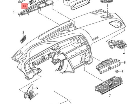 Senzor lumina Audi A4 B8 (8K) Avant 2011 2.0 TDI OEM 8K0907539