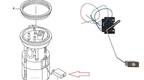 Senzor nivel combustibil pentru Audi , S
