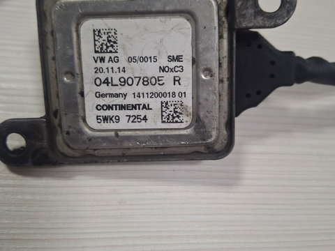 Senzor nox cod 04L907805R Volkswagen Passat B8, an 2015, motor 2.0 Tdi