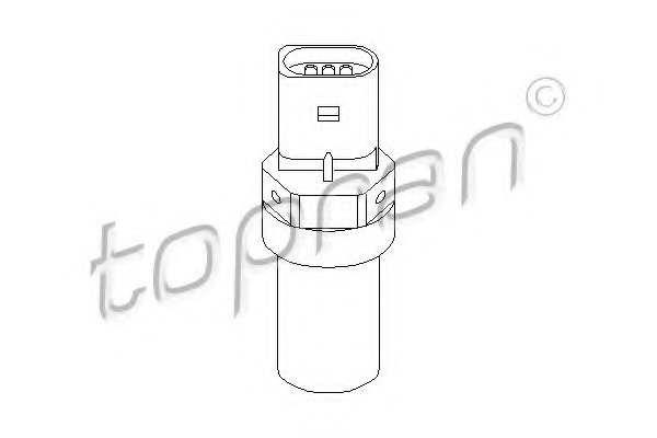 Senzor odometru 110 584 TOPRAN pentru Seat Cordoba Audi A3 Seat Arosa Skoda Octavia Vw Golf Vw Lupo Vw Beetle Vw New Vw Novo Vw Bora Vw Jetta Seat Toledo Seat Leon