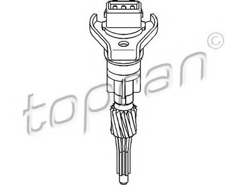 Senzor,odometru VW JETTA Mk II (19E, 1G2, 165) (1983 - 1992) TOPRAN 108 728