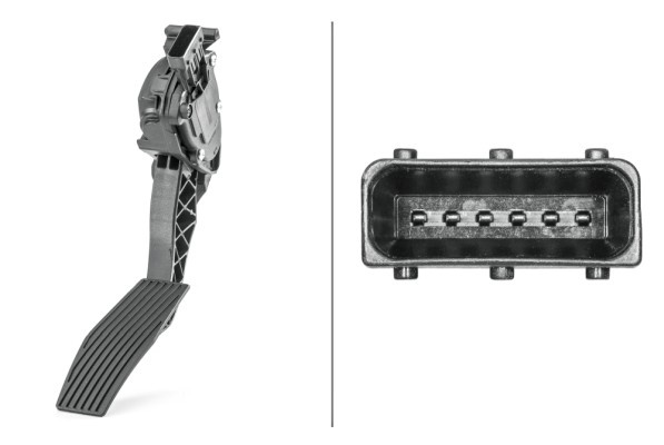 Senzor, pedala acceleratie (6PV 009 765-741 6PV009765741 HELLA) CHEVROLET,OPEL,VAUXHALL ORLANDO|ZAFIRA|ZAFIRA, ZAFIRA TOURER