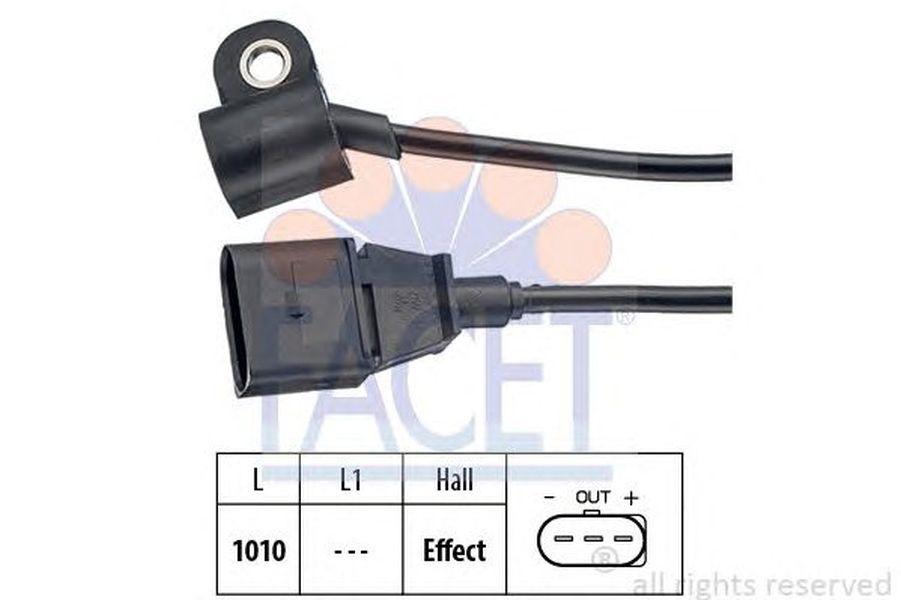 Senzor pozitie Ax came AUDI A4 Cabriolet 8H7 B6 8HE B7 FACET FA 9.0565