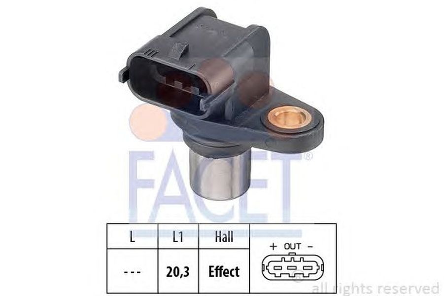Senzor pozitie Ax came OPEL AGILA A H00 FACET FA 9.0346