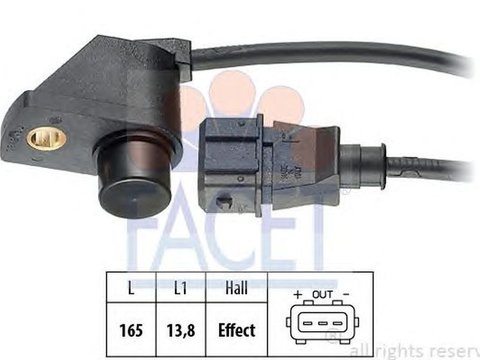 Senzor pozitie Ax came OPEL ASTRA F hatchback 53 54 58 59 FACET FA 9.0242