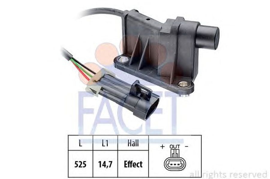 Senzor pozitie Ax came OPEL ASTRA G limuzina F69 FACET FA 9.0315