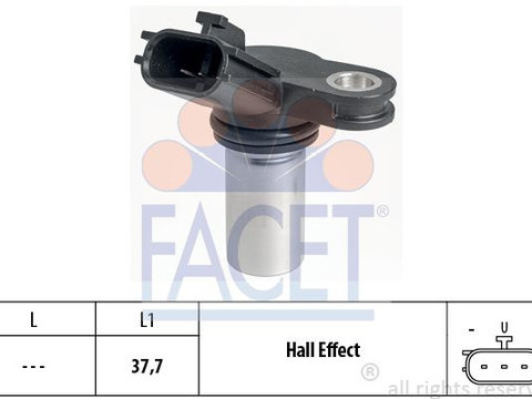 Senzor pozitie ax cu came 9 0674 FACET pentru Nissan Primera Nissan March Nissan Micra Nissan Note