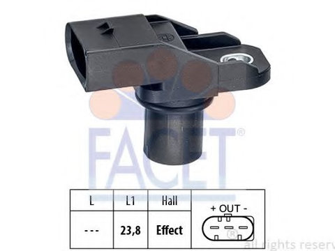 Senzor,pozitie ax cu came BMW 6 (E63) (2004 - 2010) FACET 9.0518