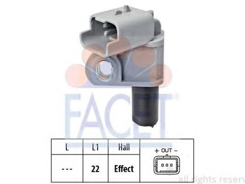 Senzor pozitie ax cu came CITROËN BERLINGO platou / sasiu (B9) (2008 - 2016) FACET 9.0460