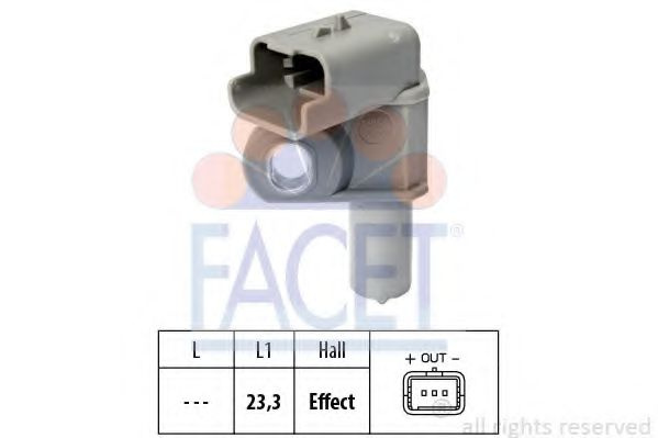 Senzor pozitie ax cu came FORD FIESTA V (JH_, JD_) (2001 - 2010) FACET 9.0632
