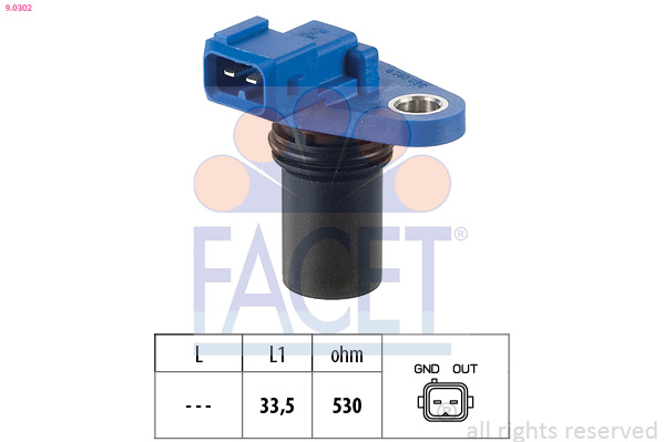 Senzor pozitie ax cu came # Ford Focus 2003 2004 2005 2006 2007 # 9 0302 # FACET