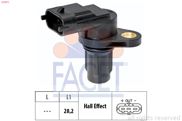 Senzor pozitie ax cu came # Kia Venga 2010 2011 2012 2013 2014 2015 2016 2017 2018 2019 2020 2021 2022 2023 2024 2025 # 9 0573 # FACET