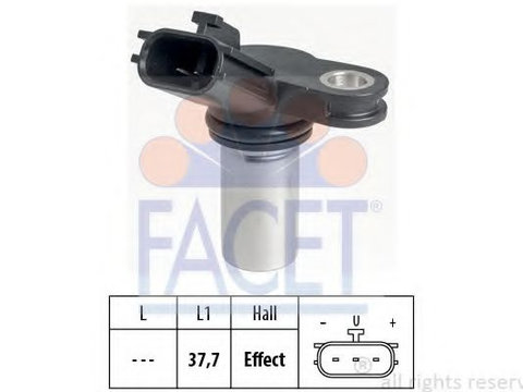 Senzor,pozitie ax cu came NISSAN NOTE (E11) (2006 - 2013) FACET 9.0674 piesa NOUA